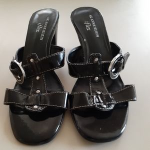 Anne Klein iflex Womens Black Shoes Size 7M